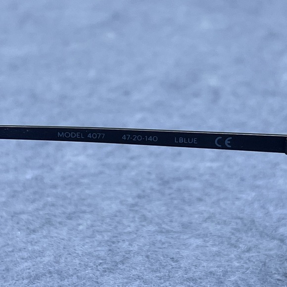 MODO Glasses 4077 Eyeglasses Frames Only 47-20-140 Titanium Blue‎ Half Rim Japan - Picture 6 of 12